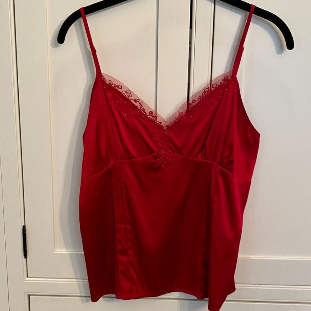 *NOT FOR SALE/SOLD* Le Chateau Red Camisole (Sz S)